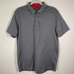 Hugo Boss‎ Mens XL Grey Cotton Polo Shirt
